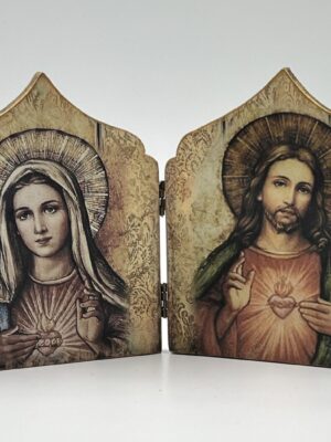 Retablo del Sagrado Corazón de Jesús y María